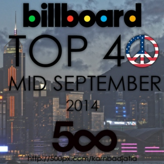 Billboard Top 40 (US) Mid September 2014 & 5 Bonus Tracks