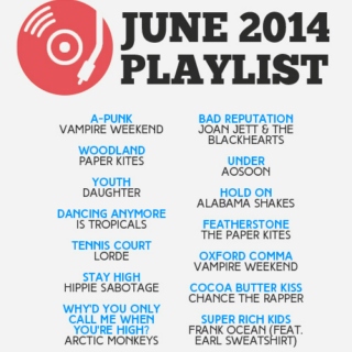 June 2014 Playlist