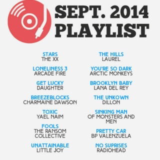September 2014 Playlist