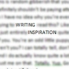 Writing Inspiration