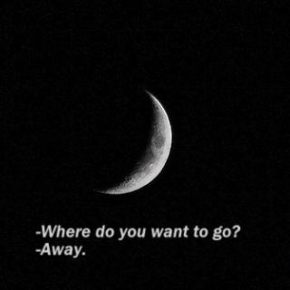 i want to go away.