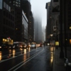 rainy city days