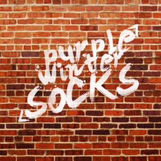 Purple Winter Socks