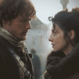 your face is my heart: jamie + claire fan mix