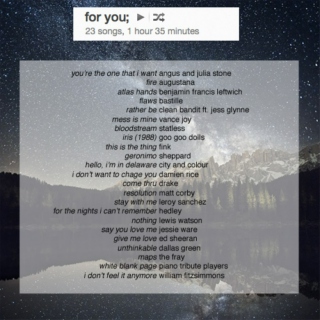 for you;