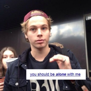 you should be alone with me