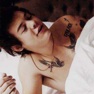 Cuddling with Harry