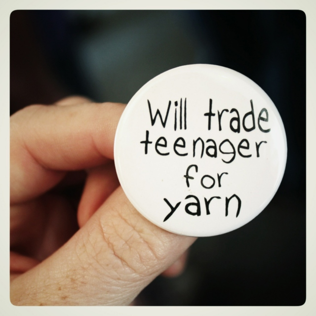 Will trade teenager for yarn