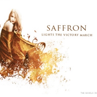 Saffron lights the victory march