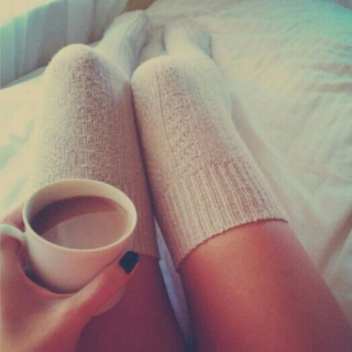 Coffee and Thigh High<3
