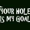 My goal is your hole.