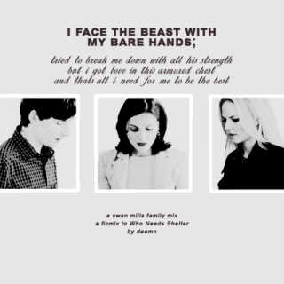 I face the beast with my bare hands;