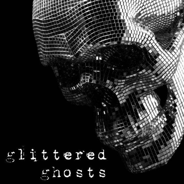 glittered ghosts