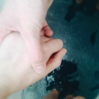 hold my hand, love 