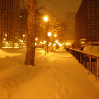 walking home at 3:00am in the middle of winter