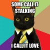 Stalk or obsessive love?