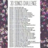 30 Songs Challenge