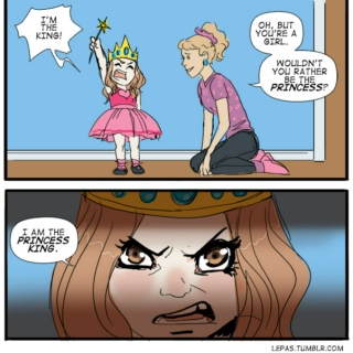 queen over princess