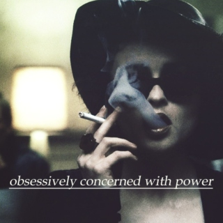 obsessively concerned with power
