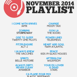 November 2014 Playlist