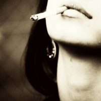 Midnight,Smoking Cigarettes 