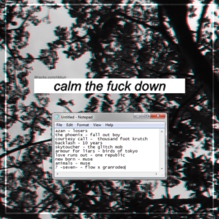 i can (not) calm down