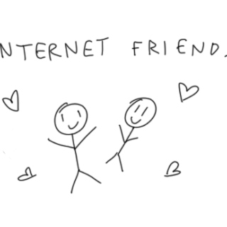 we could be internet friends 