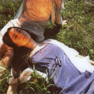 lay down in the tall grass