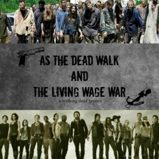 as the dead walk and the living wage war; a walking dead fanmix