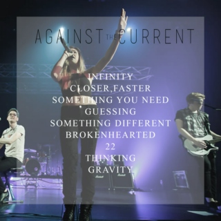 against the current stripped