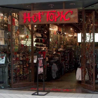 Shopping at Hot Topic