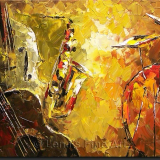 modern jazz painting