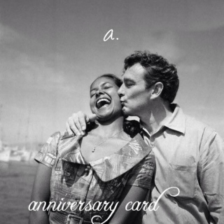 a. (anniversary card)