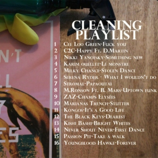 Cleaning playlist - 01/2015