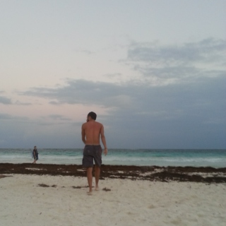 I rather be chillin' on Tulum's beach!