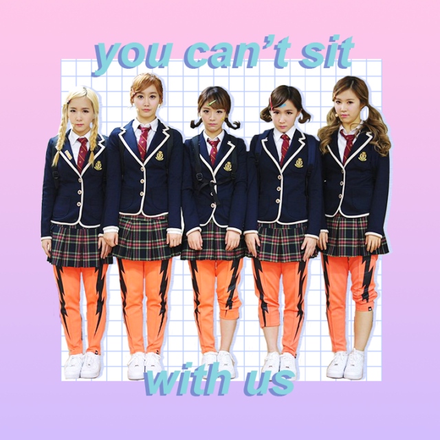 you can't sit with us
