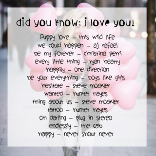 Did you know: I love you!