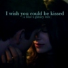 I wish you could be kissed | blue x gansey
