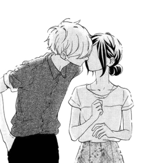 Inumy Suzue· — mmhinman: kiss request for @animehusbandno1 of