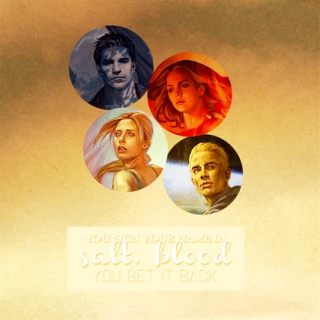 salt, blood