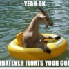 Whatever floats your goat