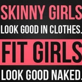 Lets look good naked! 