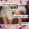 apple juice and peach