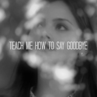 teach me how to say goodbye