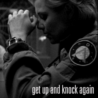 get up and knock again
