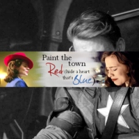 Paint the town red (hide a heart that's blue)