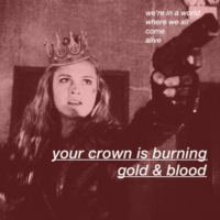 your crown is burning