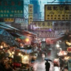 The Rainy Streets of China