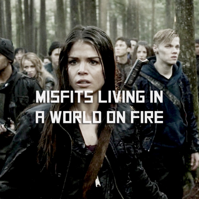 misfits living in a world on fire