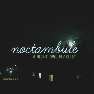 noctambule (a night owl playlist)